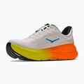 Кросівки для бігу чоловічі HOKA Bondi 9 Wide white/neon tangerine 2