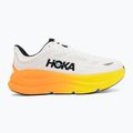 Кросівки для бігу чоловічі HOKA Bondi 9 Wide white/neon tangerine 2