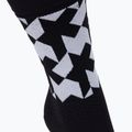 Велошкарпетки ASSOS Monogram black/white 3