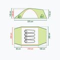 Намет кемпінговий для 4-х осіб Coleman Rock Springs 4 grey 2