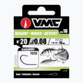 Поводок для methody VMC Maggot петля гачок + волосінь 10 шт. black nickel 703810