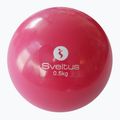 М'яч лікарський Sveltus Weighted 0,5 кг red