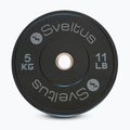 Диски бамперні олімпійські Sveltus Training Olympic Disc 5 кг black