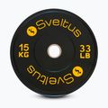 Диски бамперні олімпійські Sveltus Training Olympic Disc 15 кг black