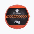 М'ячі медичний (волбол) Sveltus Wall Ball 2 кг black/red