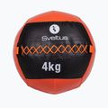 М'ячі медичний (волбол) Sveltus Wall Ball 4 кг black/red