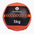 М'ячі медичний (волбол) Sveltus Wall Ball 5 кг black/red