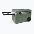 Холодильник туристичний Igloo Ecocool Latitude 90 Qt Roller 85 л vintage green 4