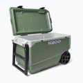 Холодильник туристичний Igloo Ecocool Latitude 90 Qt Roller 85 л vintage green 7