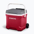 Холодильник туристичний Igloo Latitude 16 Qt Roller 15 л industrial red/ meteorite 3