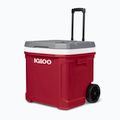 Холодильник туристичний Igloo Latitude 60 Roller 56 л industrial red/ meteorite 4