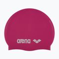 Шапочка для плавання дитяча arena Classic Silicone Jr fuchsia/white 2