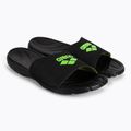 Шльопанці чоловічі arena Spice Hook black acid/lime 5