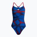 Купальник суцільний жіночий Arena Spider Booster Back One Piece royal/red