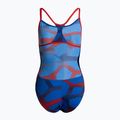 Купальник суцільний жіночий Arena Spider Booster Back One Piece royal/red 2