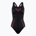 Купальник суцільний жіночий Arena Isla One Piece black/plum/fresia rose