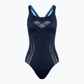 Купальник суцільний жіночий Arena Isla One Piece navy/pix blue/white