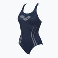 Купальник суцільний жіночий Arena Isla One Piece navy/pix blue/white 4