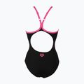 Купальник суцільний жіночий Arena Reticulum One Piece black/fresia rose 6