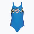 Купальник суцільний дитячий Arena  Sparkle One Piece L pix blue/lily yellow 4