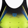 Купальник суцільний жіночий Arena One Placed Print One Piece black/soft green 3