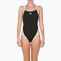 Купальник суцільний жіночий Arena Team Stripe Super Fly Back One Piece black/white 5