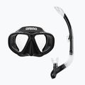 Набір для снорклінгу arena Premium Snorkeling Set black/clear/black