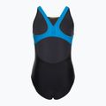 Купальник суцільний дитячий  arena Basics Swim Pro Back One Piece black/turquoise 2