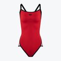 Купальник суцільний жіночий Arena Team Stripe Super Fly Back One Piece red/black