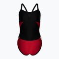 Купальник суцільний жіночий Arena Team Stripe Super Fly Back One Piece red/black 2