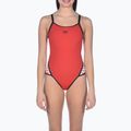 Купальник суцільний жіночий Arena Team Stripe Super Fly Back One Piece red/black 5