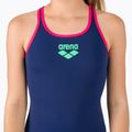 Купальник суцільний дитячий Arena  Biglogo Swim Pro Back One Piece navy/freak rose 4