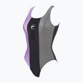 Купальник суцільний жіночий Arena Just O Back One Piece shark/black/provenza 6