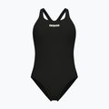 Жіночий суцільний купальник arena Team Swim Pro Solid black/white