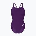 Купальник суцільний жіночий Arena Team Light Drop Solid plum/white