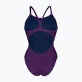 Купальник суцільний жіночий Arena Team Light Drop Solid plum/white 2