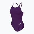 Купальник суцільний жіночий Arena Team Light Drop Solid plum/white 3