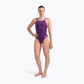 Купальник суцільний жіночий Arena Team Light Drop Solid plum/white 6