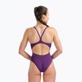 Купальник суцільний жіночий Arena Team Light Drop Solid plum/white 7