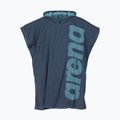 Пончо Arena Big Logo Hooded mélange navy/sky