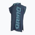 Пончо Arena Big Logo Hooded mélange navy/sky 2