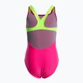 Купальник суцільний дитячий Arena  Swim Pro Back Logo freak rose/soft green 2
