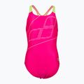 Купальник суцільний дитячий Arena  Swim Pro Back Logo freak rose/soft green 4