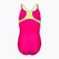 Купальник суцільний дитячий Arena  Swim Pro Back Logo freak rose/soft green 5