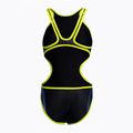 Купальник суцільний жіночий Arena Tech One Back Placement black/multi 2