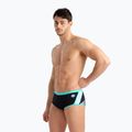 Плавки чоловічі Arena Icons Swim Low Waist Short Logo black/white/blue diamond