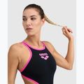 Купальник суцільний жіночий arena One Biglogo One Piece black/fluo pink 4