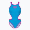 Купальник суцільний жіночий arena One Biglogo One Piece turquoise/fluo pink