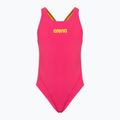 Купальник суцільний дитячий Arena  Team Swim Tech Solid freak rose/soft green