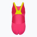 Купальник суцільний дитячий Arena  Team Swim Tech Solid freak rose/soft green 2